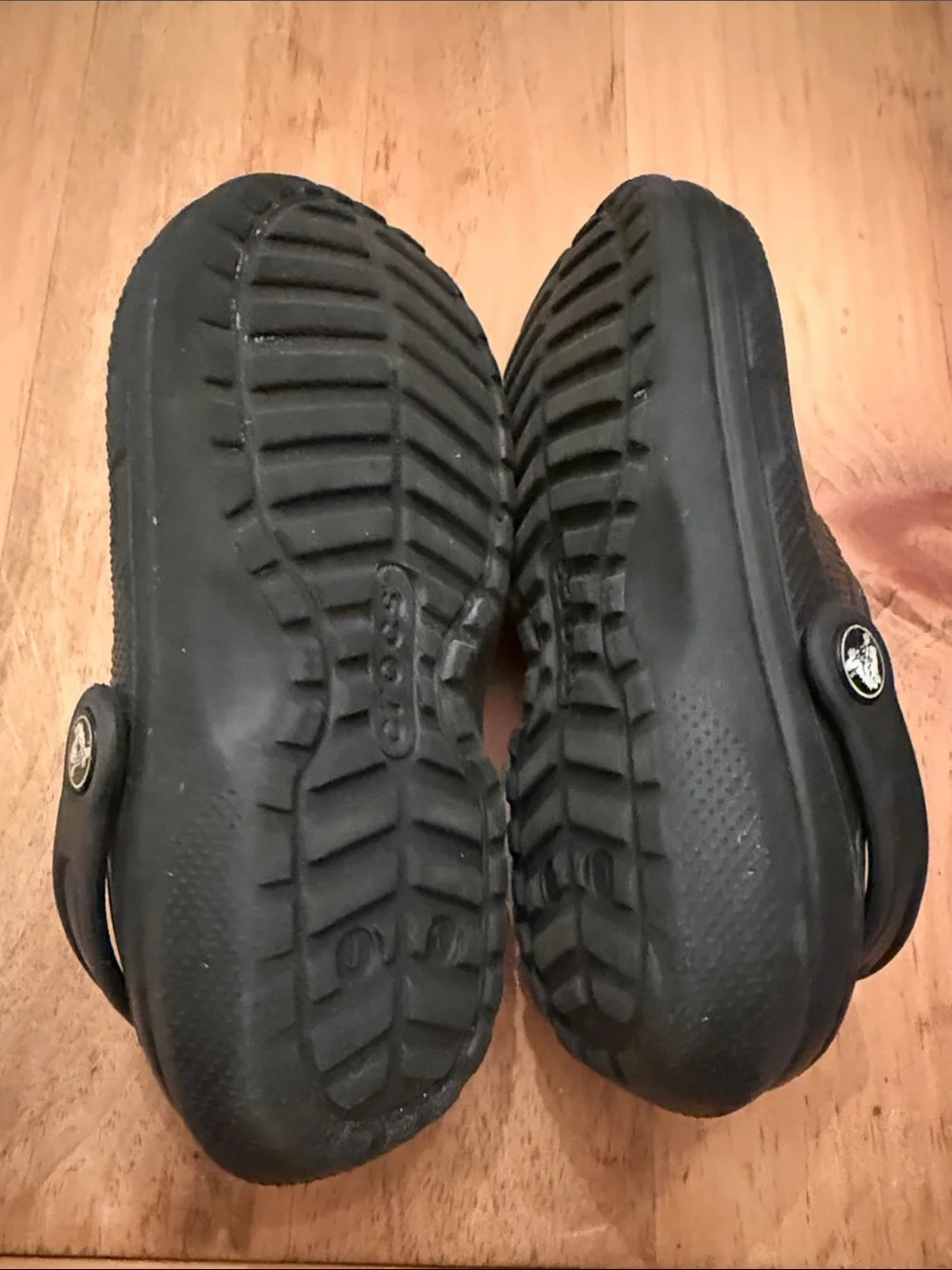 Crocs Kids Classic Lined Clogs Black Fuzz Cozy Slippers Size Junior 3 J3